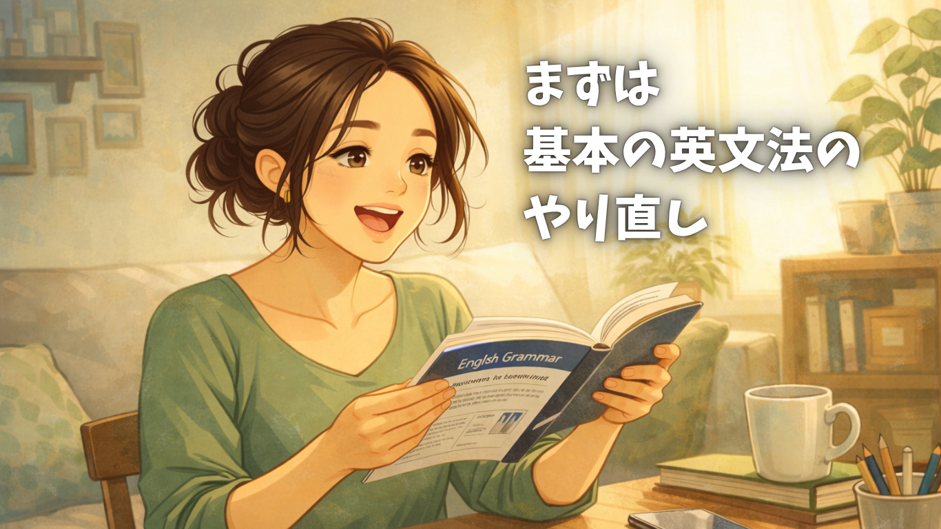 50代英語　中学英文法のやり直しから