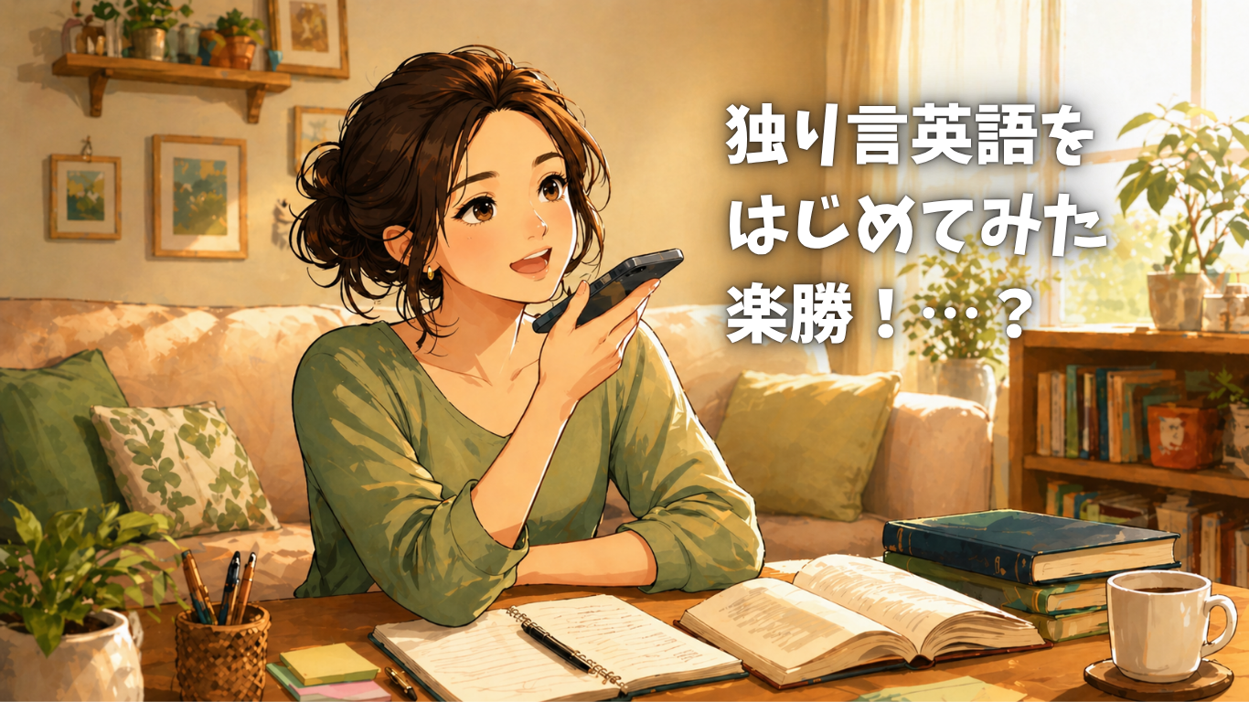 独り言英語　難しい…