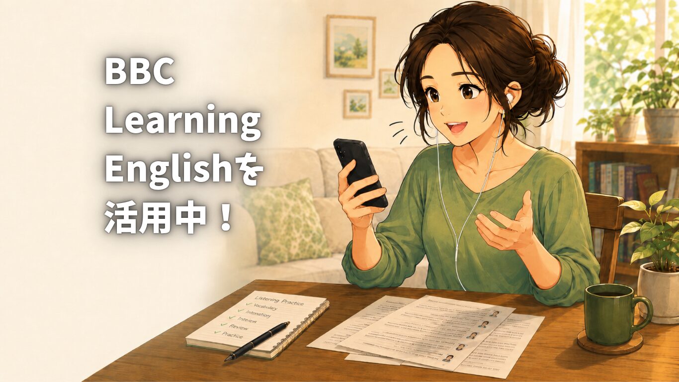 BBC learning english　で勉強　活用法
